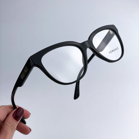  Versace VE3315 GB1 Eyeglasses Black Cat Eye Women main image 4